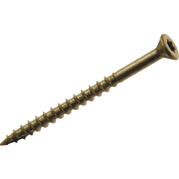 PrimeGuard Plus No 10 x 5 in Gold Star Wood Deck Screw 25 Lb. Pail